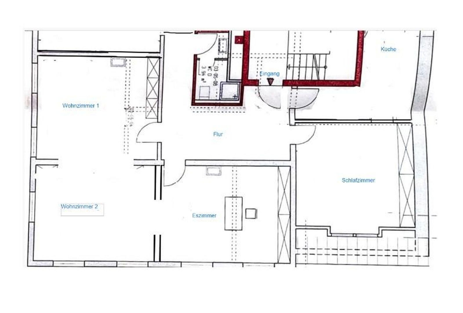 Wohnung zur Miete 930 € 3 Zimmer 132 m²<br/>Wohnfläche 2.<br/>Geschoss Freudenstadt Freudenstadt 72250