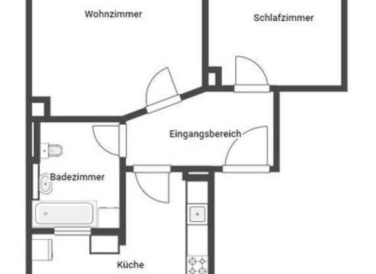 Wohnung zum Kauf provisionsfrei 225.000 € 2 Zimmer 65 m² 3. Geschoss Stötteritz Leipzig 04299