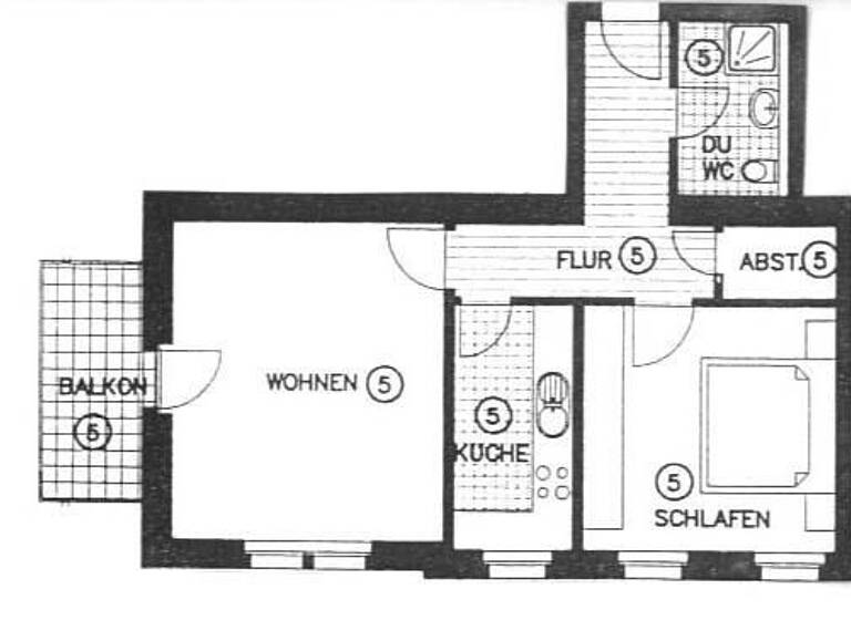 Wohnung zur Miete 725 € 2 Zimmer 56,8 m² 1. Geschoss frei ab sofort Klopstockstraße 36 Cotta Dresden 01157