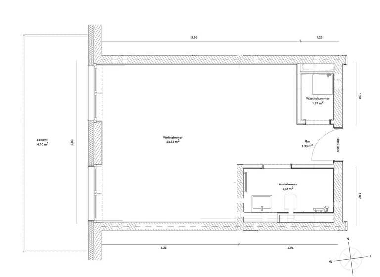 Studio zur Miete 850 € 1 Zimmer 37,2 m² 1. Geschoss Am Maselakepark 15 Spandau Berlin 13587