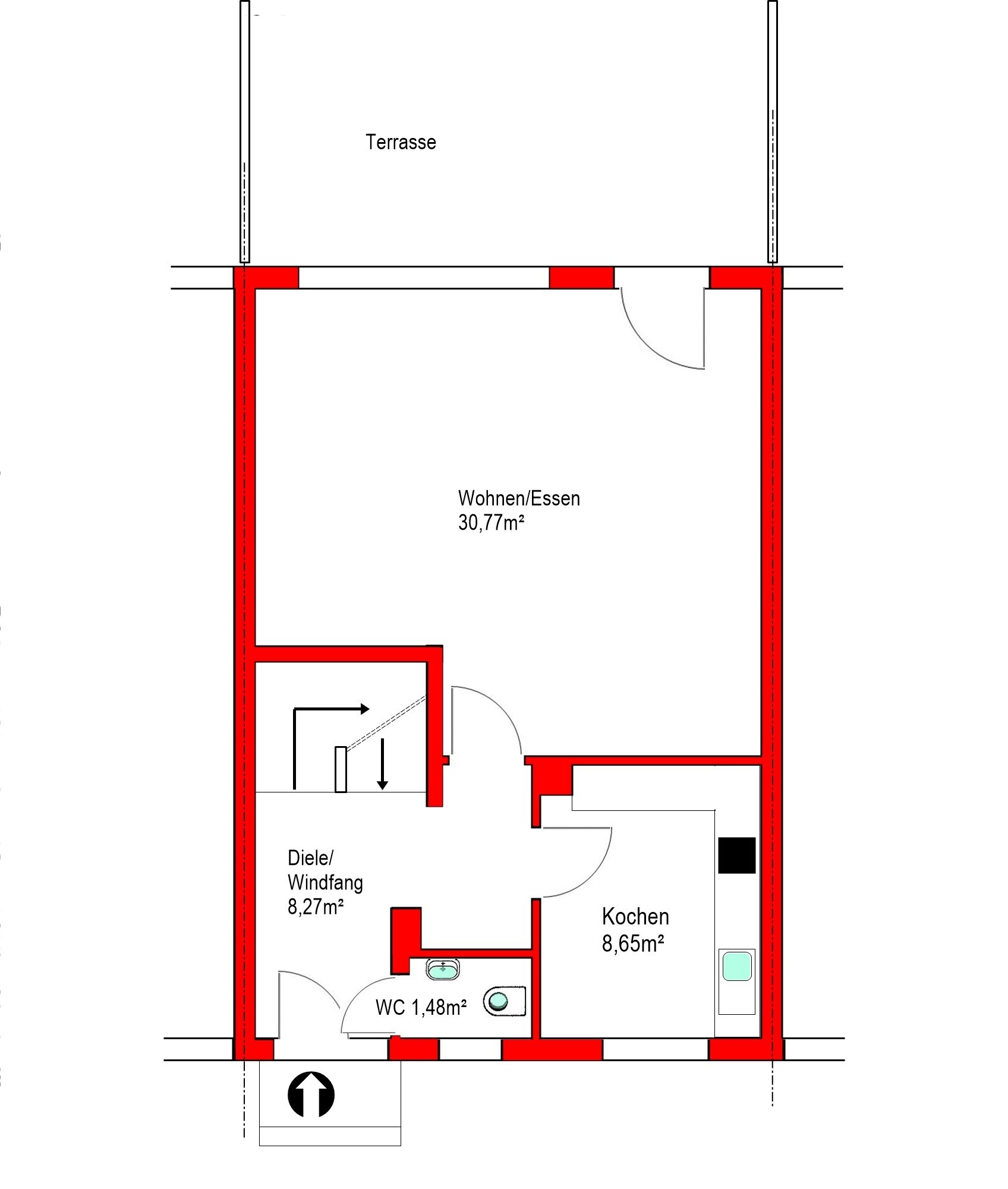 Reihenmittelhaus zum Kauf 389.000 € 5 Zimmer 130 m²<br/>Wohnfläche 227 m²<br/>Grundstück ab sofort<br/>Verfügbarkeit Eyb Ansbach 91522