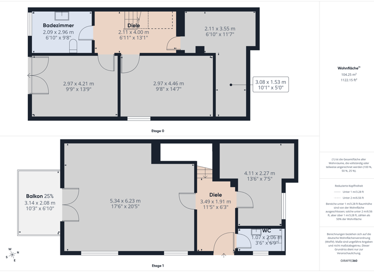 Maisonette zum Kauf 325.000 € 3 Zimmer 100 m² Klosterstraße 21 Schweich 54338