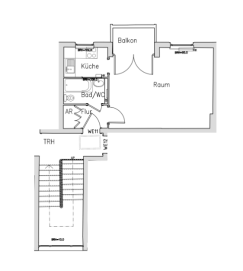 Wohnung zum Kauf 129.500 € 1 Zimmer 34,3 m²<br/>Wohnfläche Mariendorf Berlin 12109