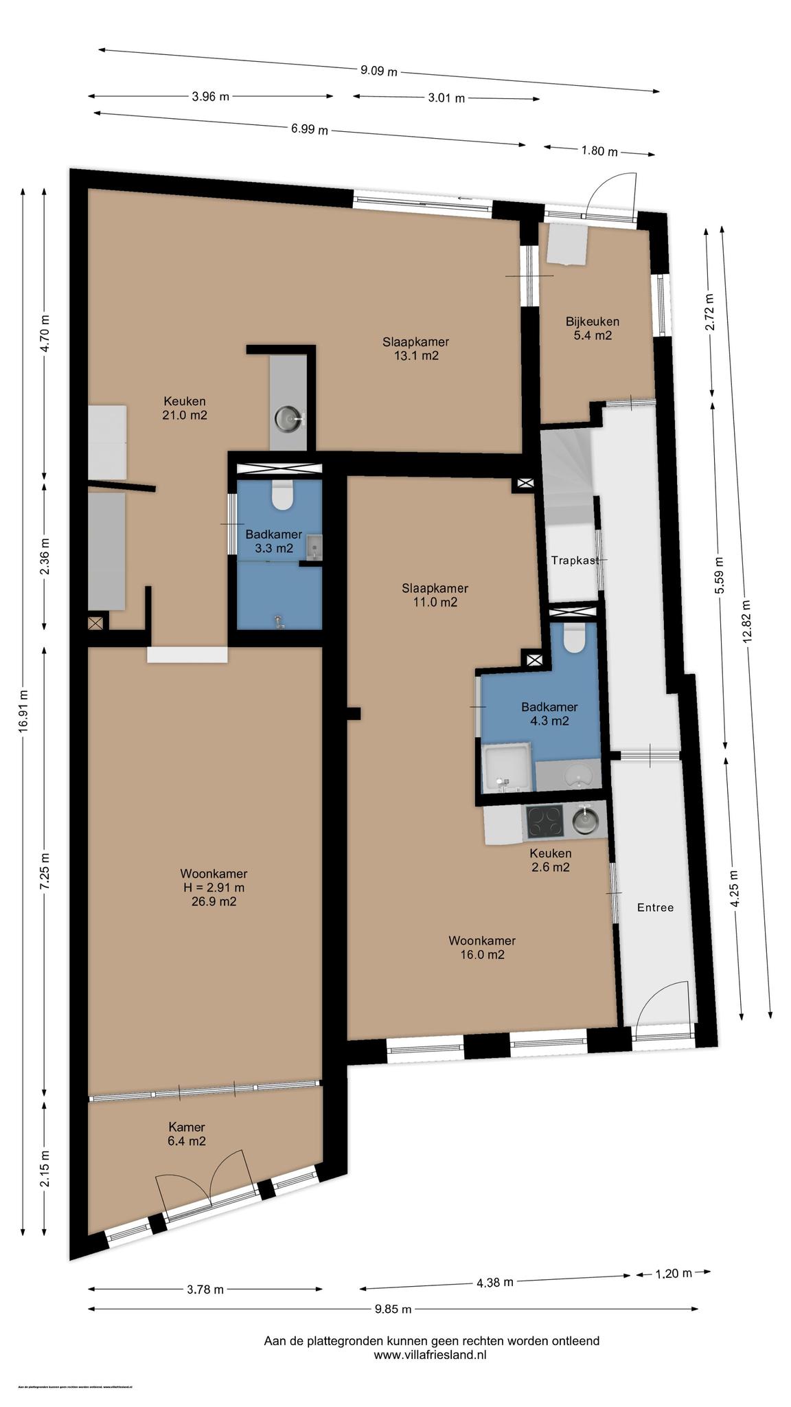 Herrenhaus zum Kauf 765.000 € 9 Zimmer 334 m²<br/>Wohnfläche 167 m²<br/>Grundstück hooiblokstraat 5 sneek 8601 AP