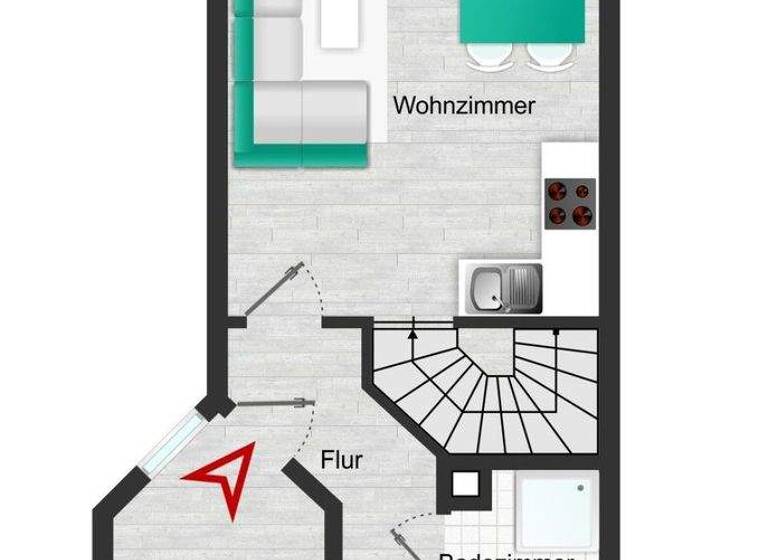 Wohnung zum Kauf 399.000 € 2 Zimmer 59 m² Sankt Peter-Ording 25826