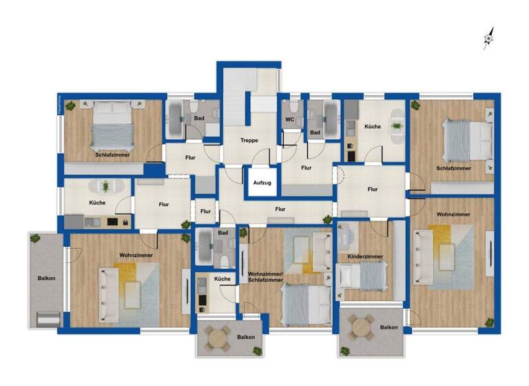 Wohnung zum Kauf 495.000 € 6 Zimmer 186,4 m² 1. Geschoss Zerzabelshof Nürnberg 90480