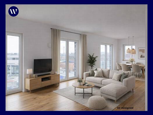 Wohnung zur Miete 1.790 € 3 Zimmer 123 m² 4. Geschoss Hildesheimer Straße Döhren Döhren - Wülfel 30519