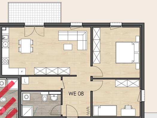 Wohnung zur Miete 516 € 3 Zimmer 80,6 m² 1. Geschoss frei ab 01.11.2026 Pfeddersheim Worms 67551