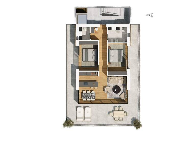 Penthouse zum Kauf 1.560.000 € 3 Zimmer 79,3 m² 2. Geschoss Cavrie 1 Torri Del Benaco 37010