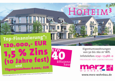 Wohnung zum Kauf 222.000 € 2 Zimmer 50 m² EG Hoheim 1 Villingendorf 78667