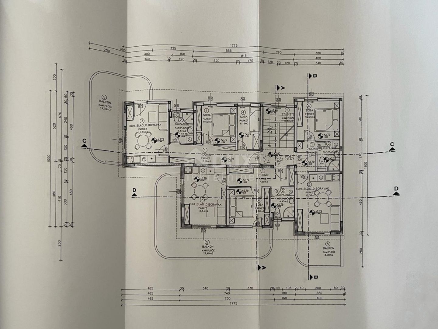 Wohnung zum Kauf 199.000 € 2 Zimmer 42 m²<br/>Wohnfläche Povljana center 23249