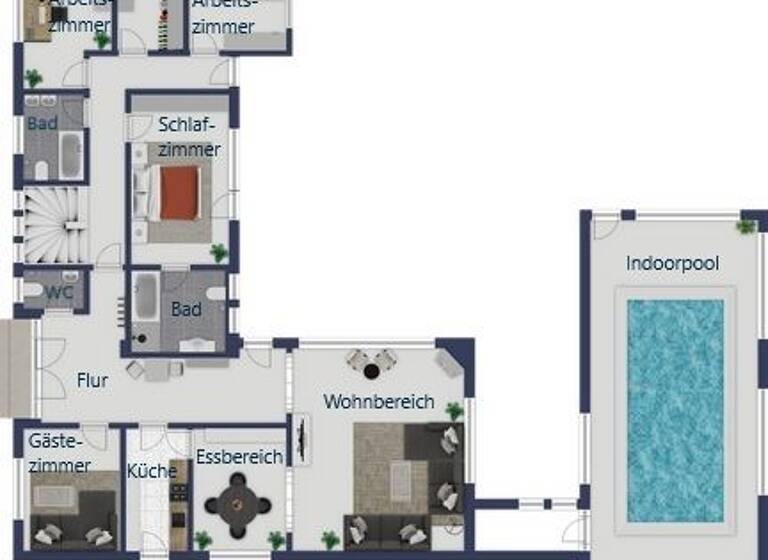 Bungalow zum Kauf 959.000 € 8,5 Zimmer 393 m² 1.728 m² Grundstück Kempen 47906