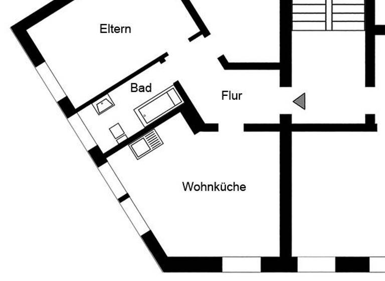 Wohnung zur Miete 666 € 3 Zimmer 69,7 m² 2. Geschoss frei ab 01.05.2026 Goetheplatz 3 Eppinghofen Mülheim 45468