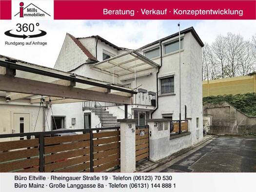 Einfamilienhaus zum Kauf 350.000 € 10 Zimmer 187 m² 218 m² Grundstück Nierstein 55283
