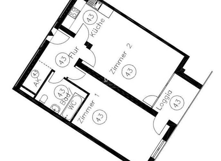 Wohnung zum Kauf 365.000 € 2 Zimmer 61,9 m²<br/>Wohnfläche 4.<br/>Geschoss Rigaer Str. 42 A Friedrichshain Berlin 10247