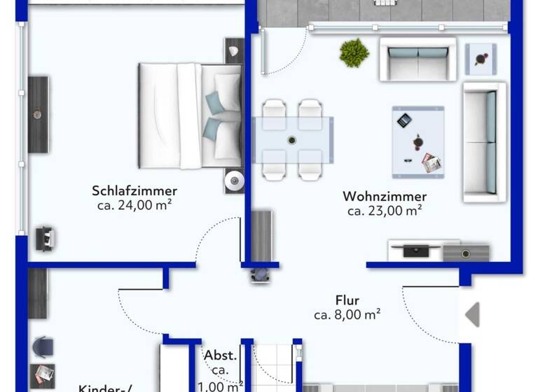 Wohnung zum Kauf 419.000 € 3 Zimmer 90 m² frei ab sofort Tonndorf Hamburg 22045