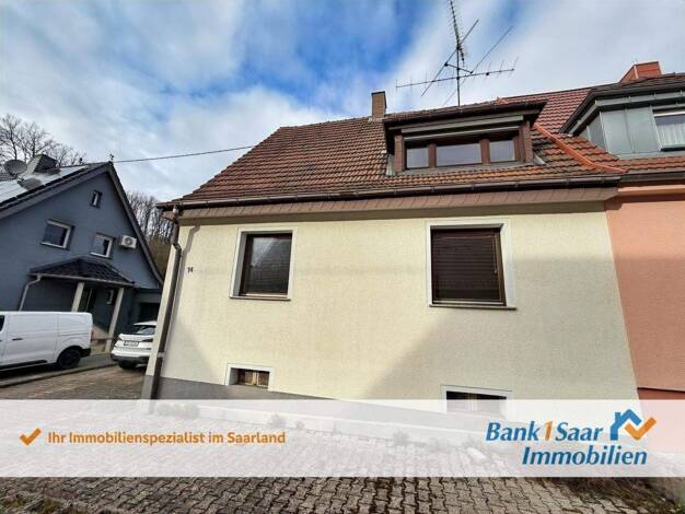 Doppelhaushälfte zum Kauf 98.000 € 4 Zimmer 97 m² 421 m² Grundstück Heiligenwald Schiffweiler 66578