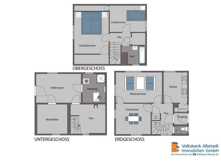 Einfamilienhaus zum Kauf 189.000 € 4 Zimmer 79 m² 372 m² Grundstück frei ab sofort Onstmettingen Albstadt 72461