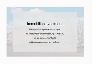 Bürogebäude zum Kauf als Kapitalanlage geeignet 2.250.000 € 2.374 m² 1.783 m² Grundstück Düren Düren 52351