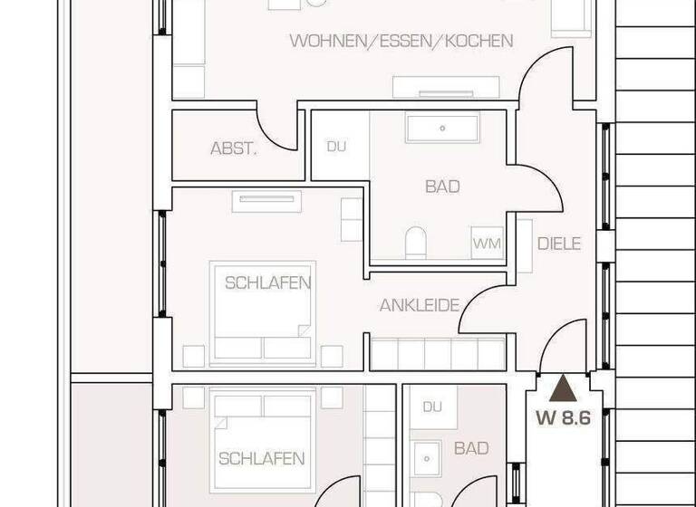 Penthouse zum Kauf provisionsfrei als Kapitalanlage geeignet 478.000 € 88,5 m² Brunellenstraße 8 Mailing Ingolstadt 85055