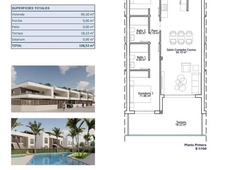 Haus zum Kauf 295.000 € 90 m² Pilar de la Horadada 03190