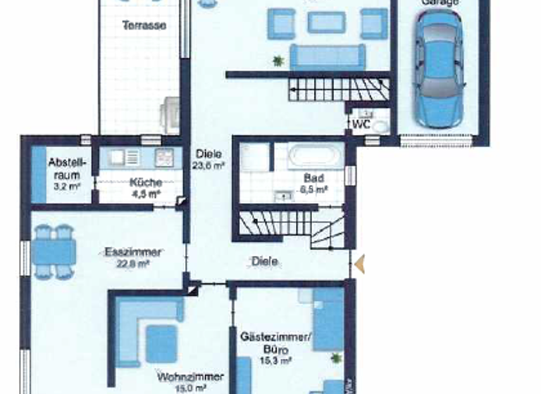 Einfamilienhaus zum Kauf 889.000 € 7 Zimmer 180 m² 760 m² Grundstück frei ab sofort Ost Rosenheim 83022