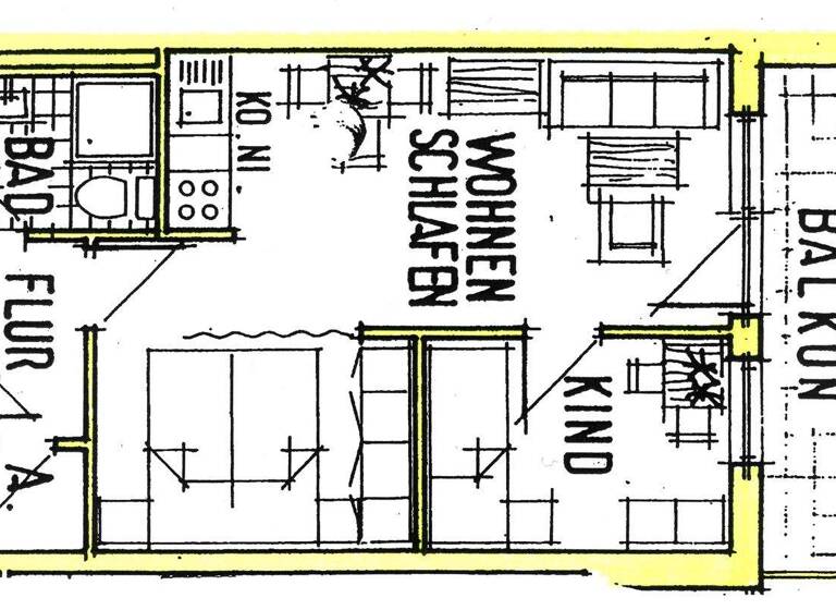 Wohnung zum Kauf 239.000 € 2 Zimmer 43 m² frei ab sofort Strandhausallee 22 Döse Cuxhaven 27476