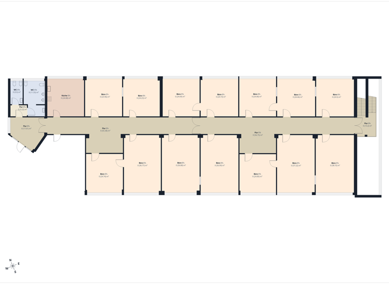 Bürofläche zur Miete 7,50 € 601 m² Bürofläche Eggenfelden 84307