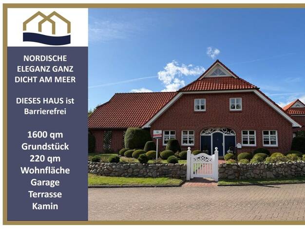 Einfamilienhaus zum Kauf 789.000 € 7 Zimmer 221 m² 1.600 m² Grundstück Auf dem Dreschke 8 Obenstrohe Varel 26316