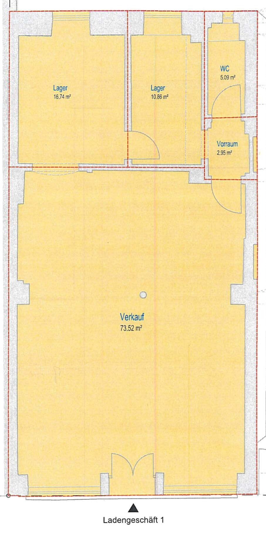 Laden zur Miete 4.100 € 109 m²<br/>Verkaufsfläche Gärtnerplatz München 80469