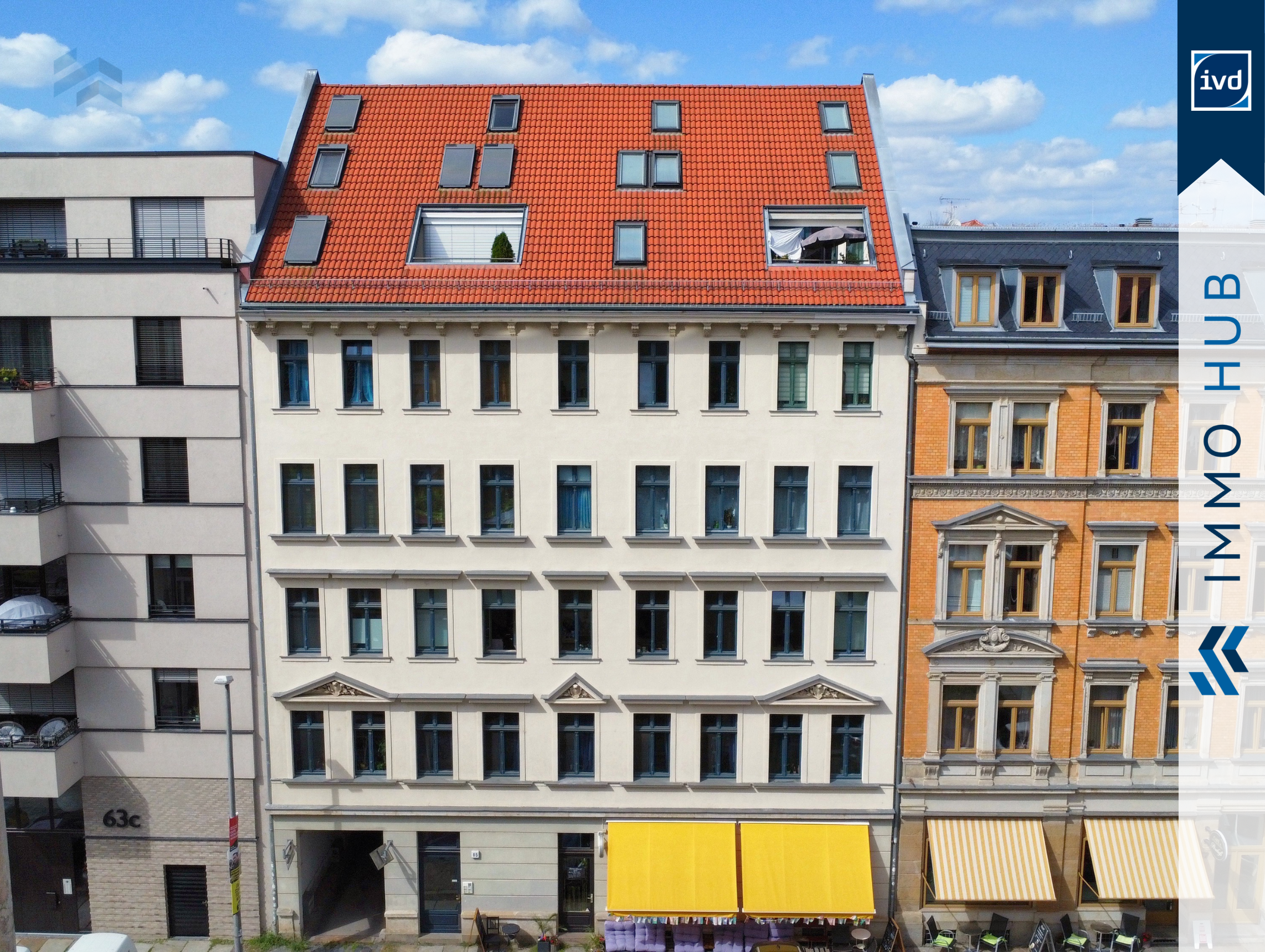 Wohnung zum Kauf 139.000 € 2 Zimmer 47,6 m²<br/>Wohnfläche 2.<br/>Geschoss Südvorstadt Leipzig 04275