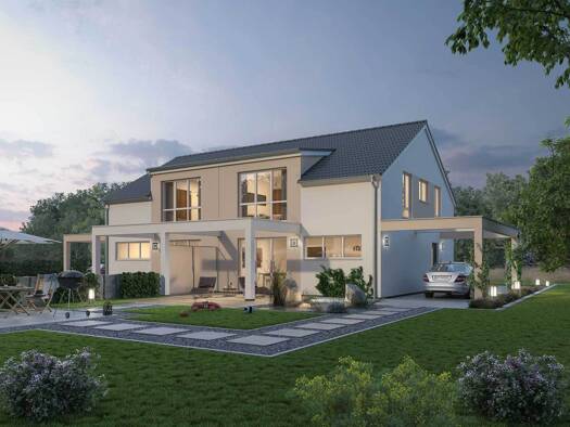 Doppelhaushälfte zum Kauf - Erstbezug 553.000 € 5 Zimmer 120 m² 279 m² Grundstück frei ab 01.03.2027 Eckenhaid Eckental 90542