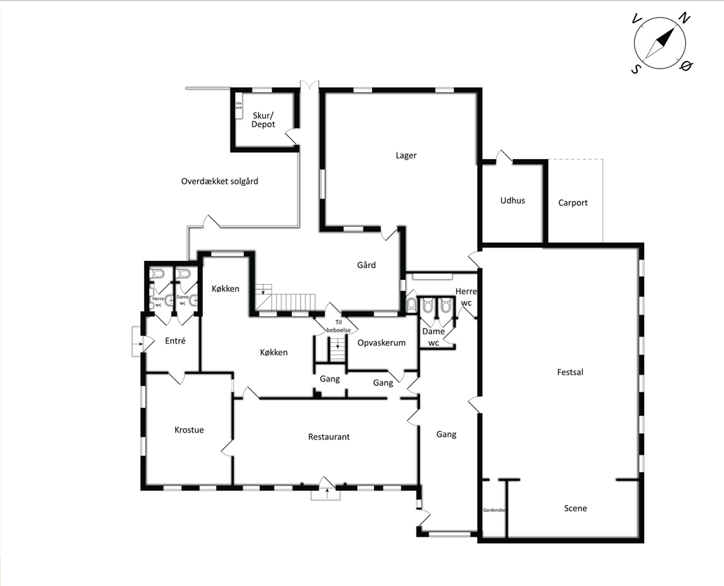 Gastronomie/Hotel zum Kauf provisionsfrei 335.000 € 458 m²<br/>Gastrofläche 2.975 m²<br/>Grundstück Strandvejen 72 Henne 6854