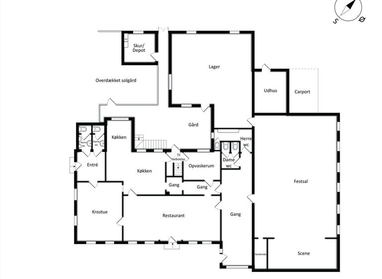 Gastronomie/Hotel zum Kauf provisionsfrei 335.000 € 458 m² Gastrofläche 2.975 m² Grundstück Strandvejen 72 Henne 6854