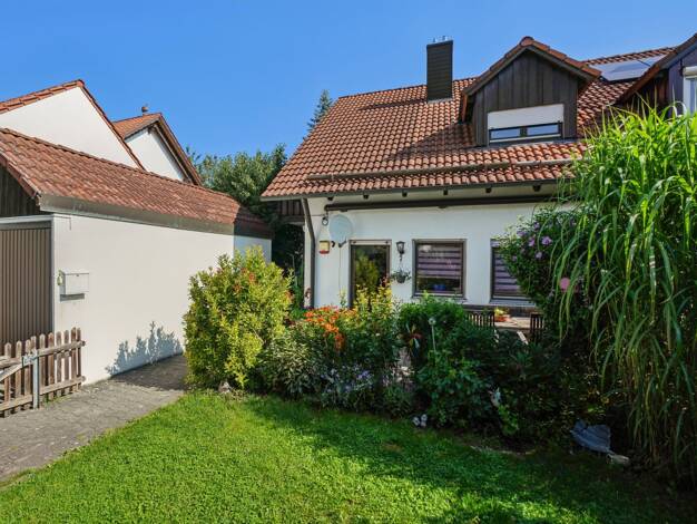 Doppelhaushälfte zum Kauf 444.000 € 4 Zimmer 110 m² 339 m² Grundstück Untermeitingen 86836