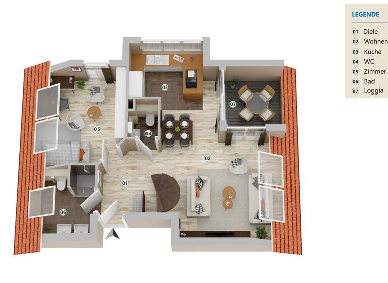 Wohnung zum Kauf - Erstbezug 634.900 € 3 Zimmer 80,9 m² frei ab sofort Feuerbach Stuttgart 70469