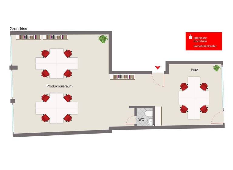 Büro zum Kauf 248.000 € 42 m² Bürofläche Bad Säckingen 79713
