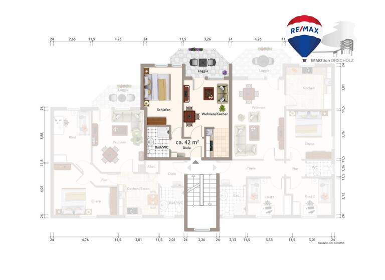 Wohnung zum Kauf 110.000 € 2 Zimmer 42 m² Ehrang Trier 54293