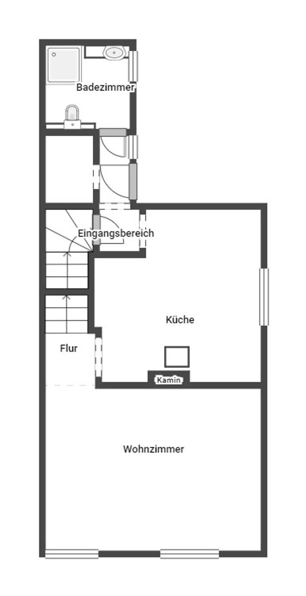 Doppelhaushälfte zum Kauf 209.000 € 3 Zimmer 70 m²<br/>Wohnfläche 303 m²<br/>Grundstück Brauck Gladbeck 45968