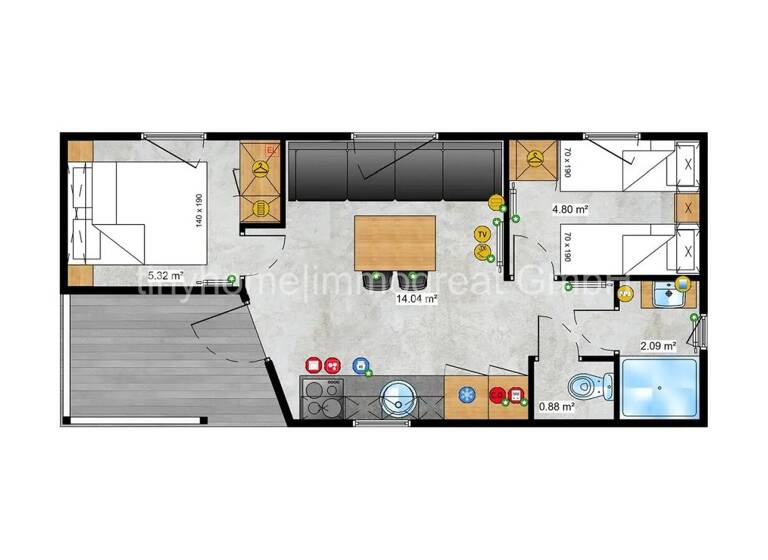 Bungalow zum Kauf - Erstbezug provisionsfrei 144.900 € 3 Zimmer 27,1 m² Kattenturm Bremen 28277