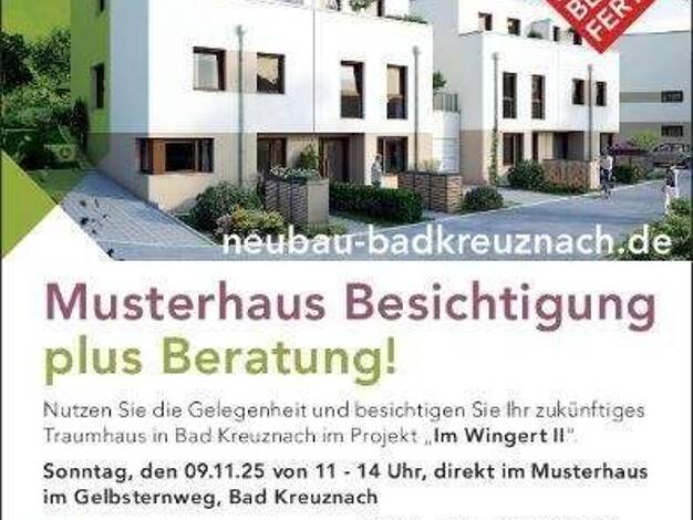 Doppelhaushälfte zum Kauf - Neubau provisionsfrei 669.000 € 5 Zimmer 148 m² 259 m² Grundstück Gelbsternweg Bad Kreuznach 55543