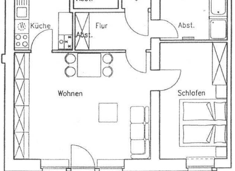 Wohnung zur Miete 430 € 2 Zimmer 64,5 m² Gerhart-Hauptmann-Str. 30 Innenstadt Gera 07546