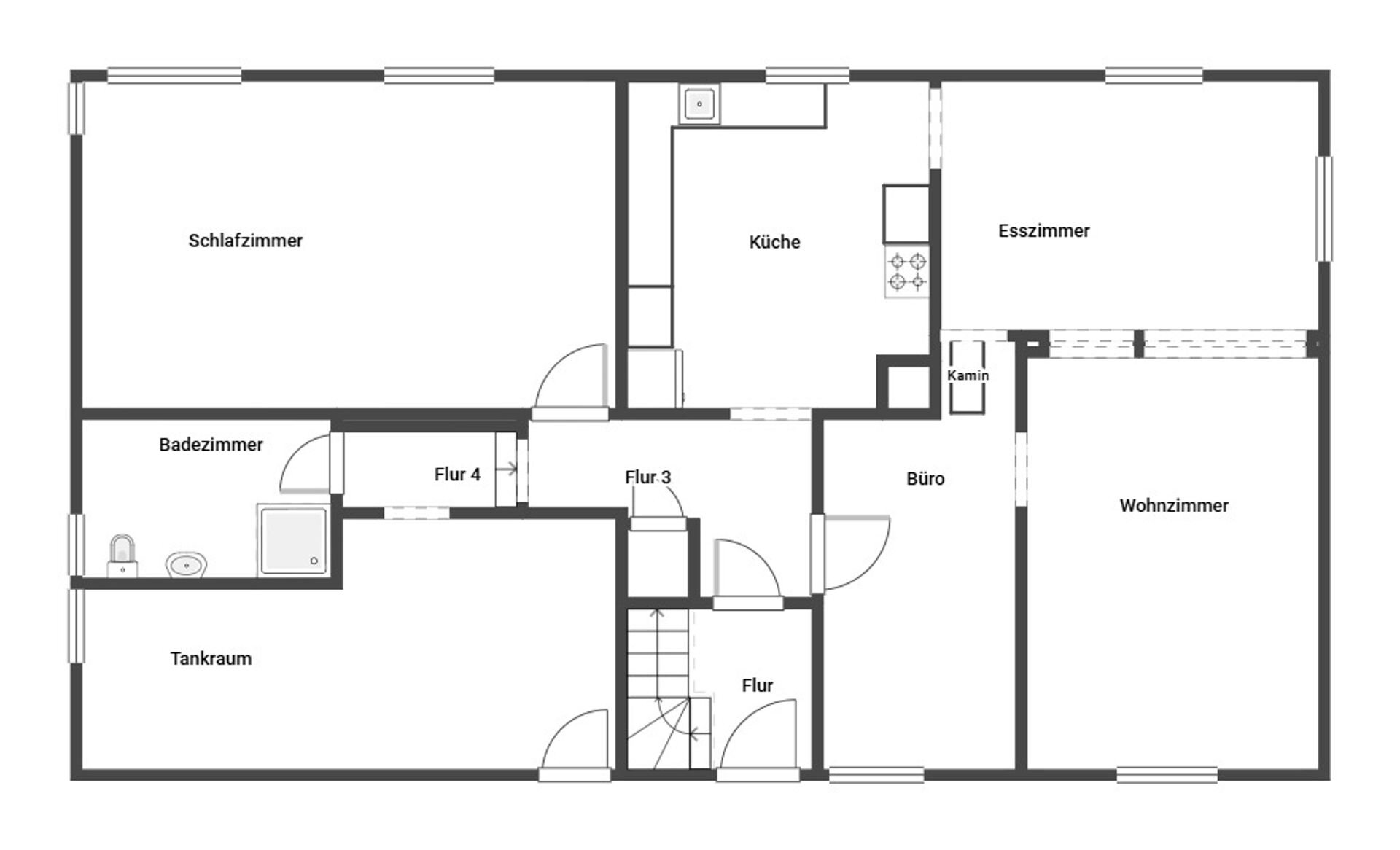 Immobilie zum Kauf als Kapitalanlage geeignet 250.000 € 7 Zimmer 251 m²<br/>Fläche 266,2 m²<br/>Grundstück Rheinbischofsheim Rheinau 77866