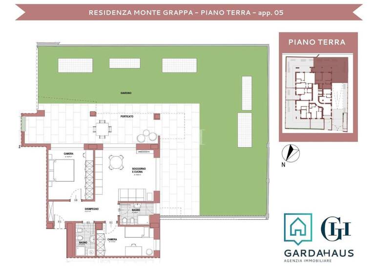 Wohnung zum Kauf - Erstbezug 440.000 € 3 Zimmer 82 m² EG frei ab sofort Via Monte Grappa 2/4/6 Rovereto 38068