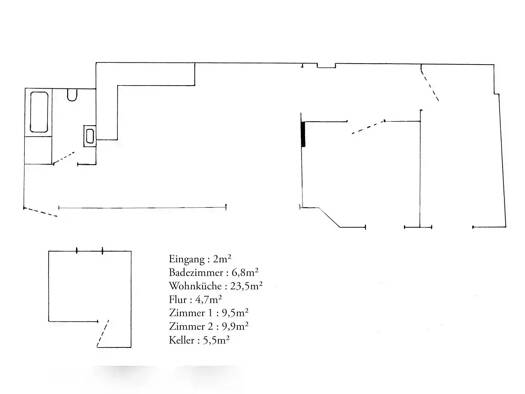 Wohnung zur Miete Tauschwohnung 700 € 2 Zimmer 56 m² Kreuzberg Berlin 10999