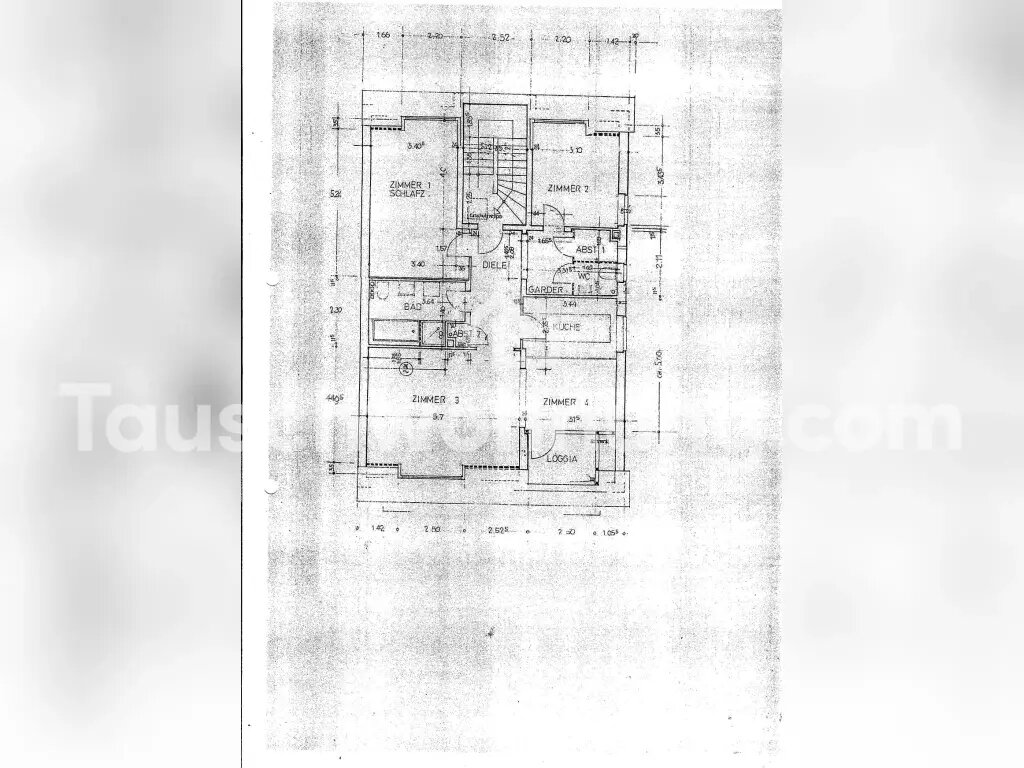 Wohnung zur Miete Tauschwohnung 1.600 € 3 Zimmer 100 m²<br/>Wohnfläche 2.<br/>Geschoss Ohlsdorf Hamburg 22335