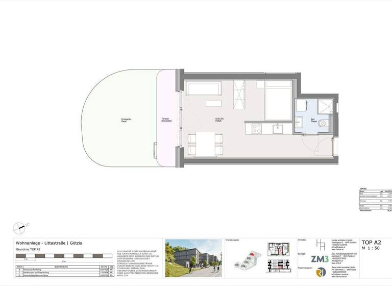 Wohnung zum Kauf - Erstbezug 219.000 € 1 Zimmer 28,6 m² EG Littastraße 12 Götzis 6840