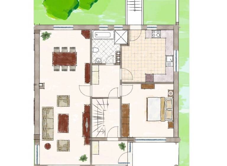 Doppelhaushälfte zum Kauf 258.000 € 5 Zimmer 159 m² 414 m² Grundstück Freckenhorst Warendorf 48231