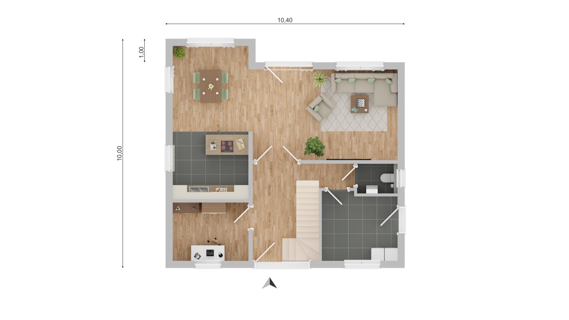 Haus zum Kauf 565.000 € 4,5 Zimmer 132,6 m²<br/>Wohnfläche 400 m²<br/>Grundstück Mühlenau / Margarethenhorf Rendsburg 24768