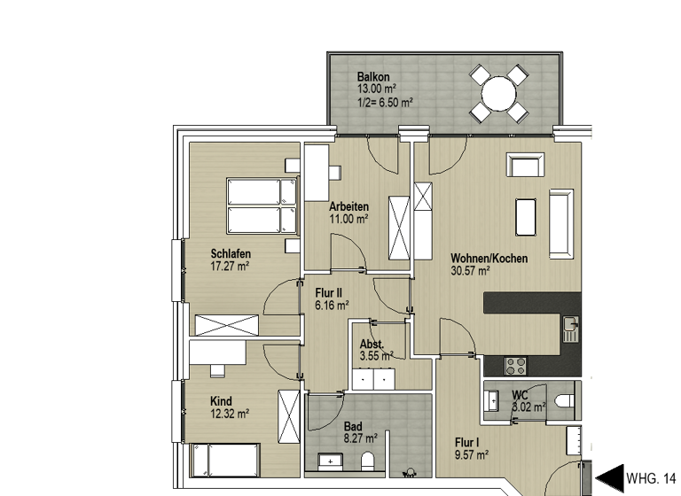 Wohnung zum Kauf provisionsfrei 443.000 € 4 Zimmer 109,5 m² EG Osterholzer Heerstraße 117 u. 117a Osterholz Bremen 28307